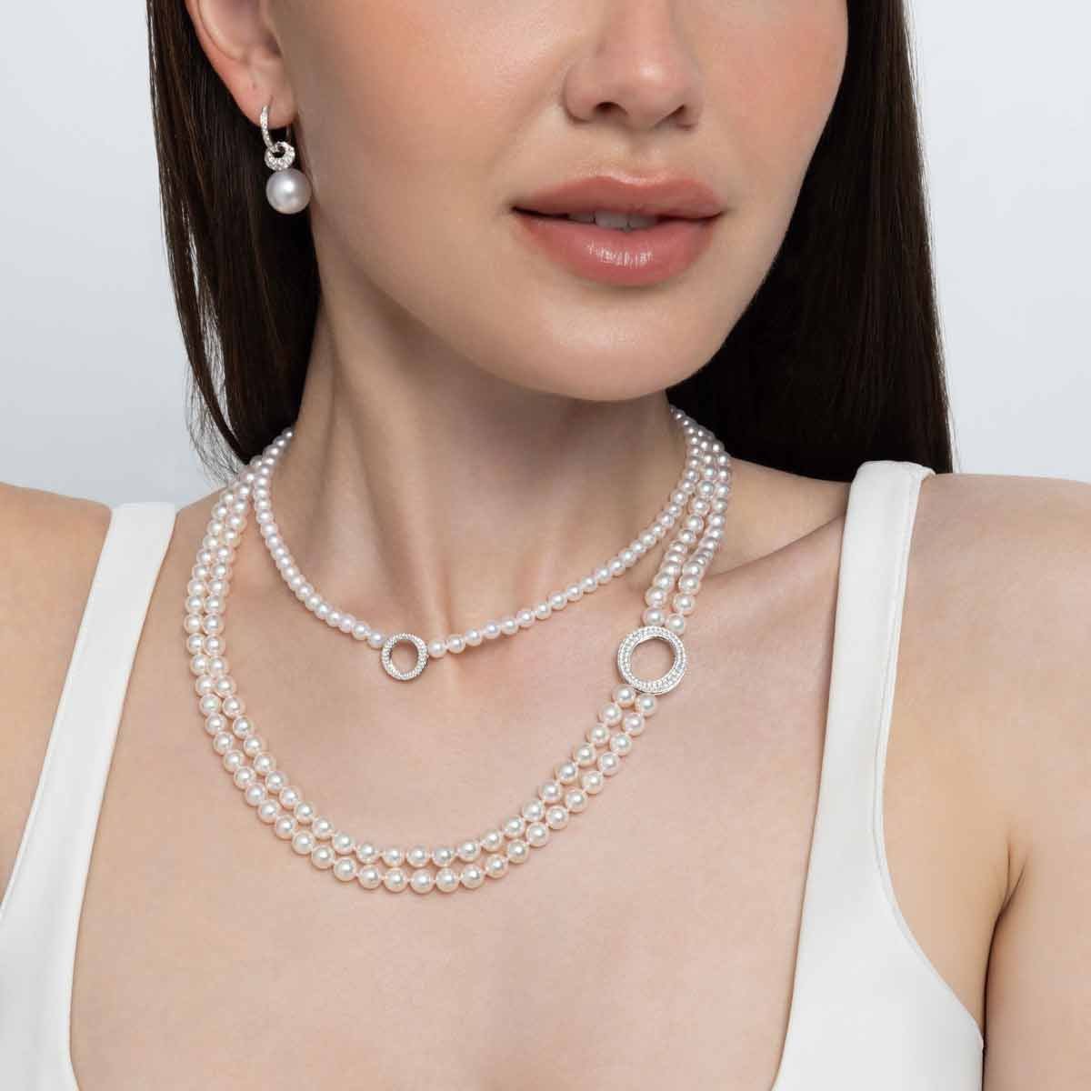 Heirloom Halo Pearl Strand - Voisson