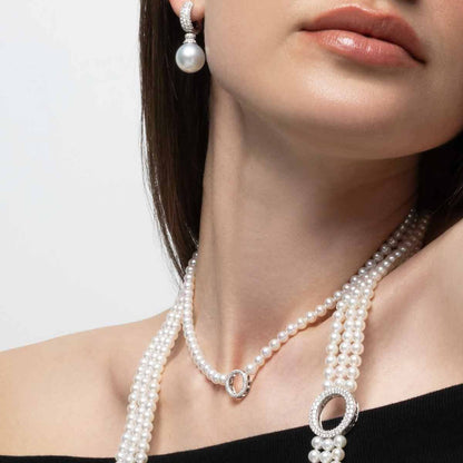 Heirloom Halo Pearl Strand - Voisson