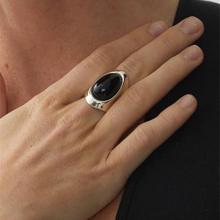 Henrietta’s Heirloom Natural Agate Open Ring - Voisson