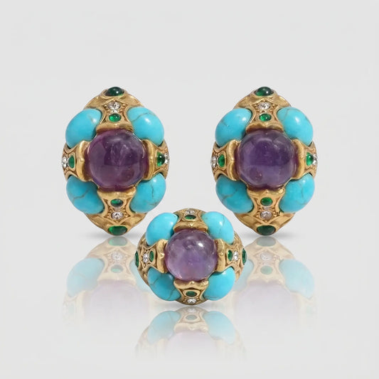Mystic Oasis Set – Earrings & Ring