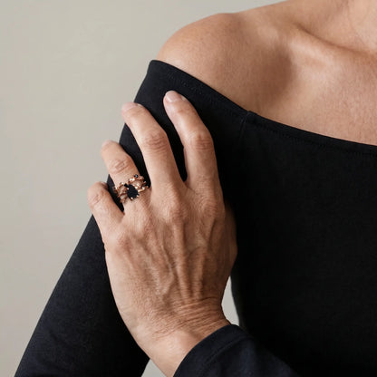 Midnight Thorn 925 Silver Ring