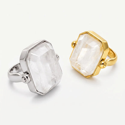 Marique Petite French Vintage Crystal Ring