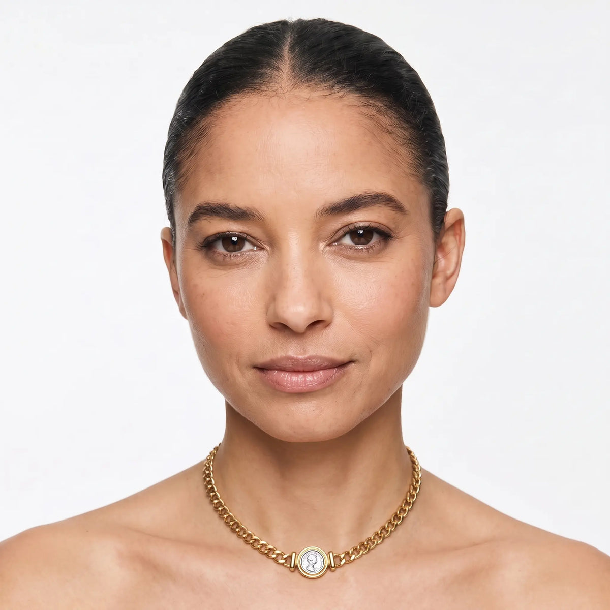 Roman Medallion Necklace