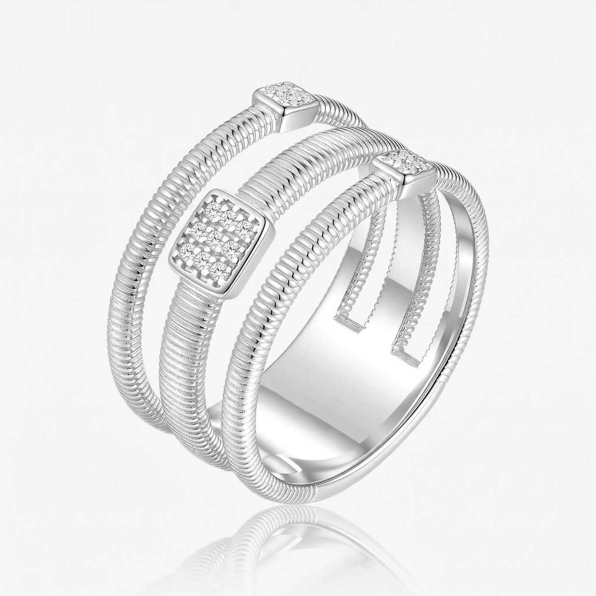 Triple Wrap 925 Silver Ring