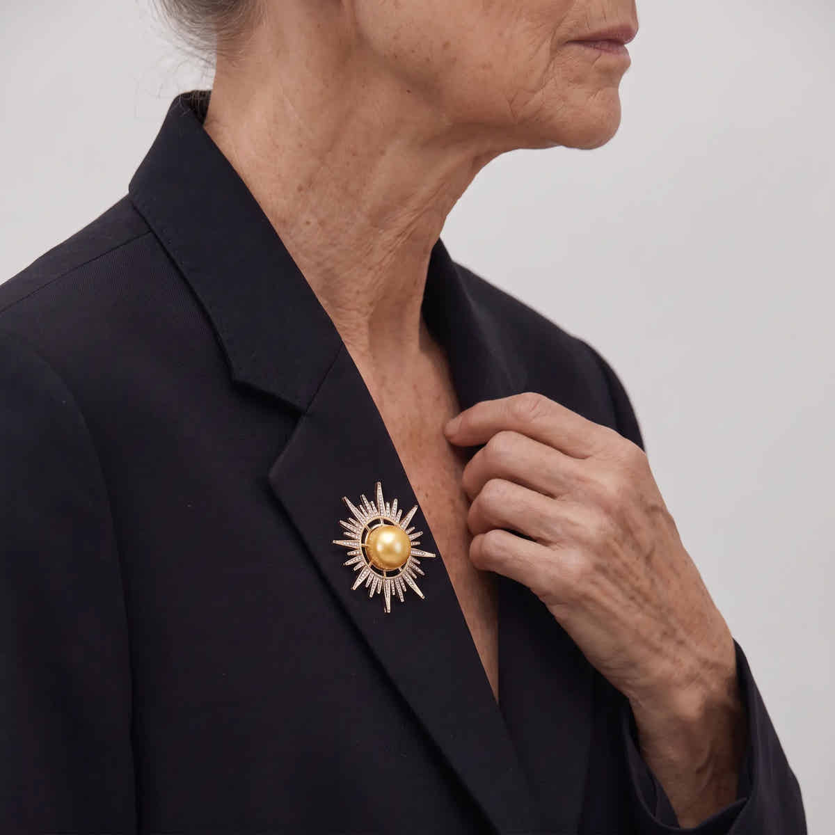 Pearl Soleil Broche