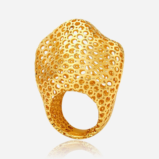 Honeycomb Statement Ring - Voisson