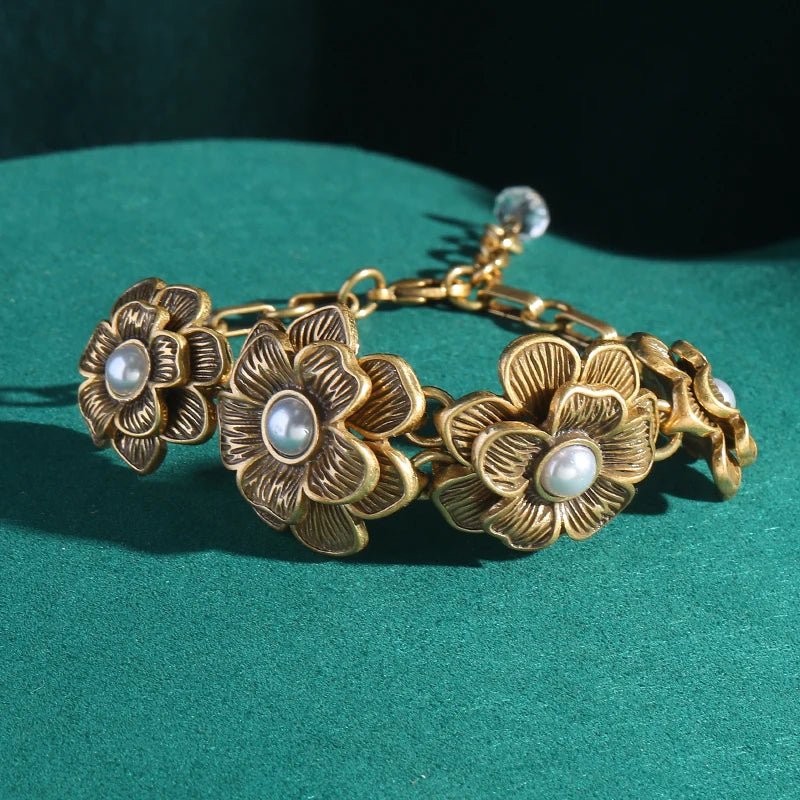 Imperial Flora Statement Bracelet - Voisson