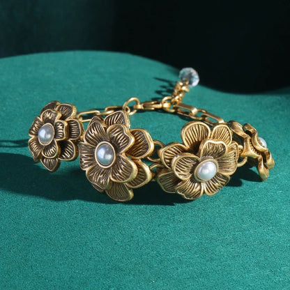 Imperial Flora Statement Bracelet - Voisson