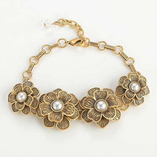 Imperial Flora Statement Bracelet - Voisson
