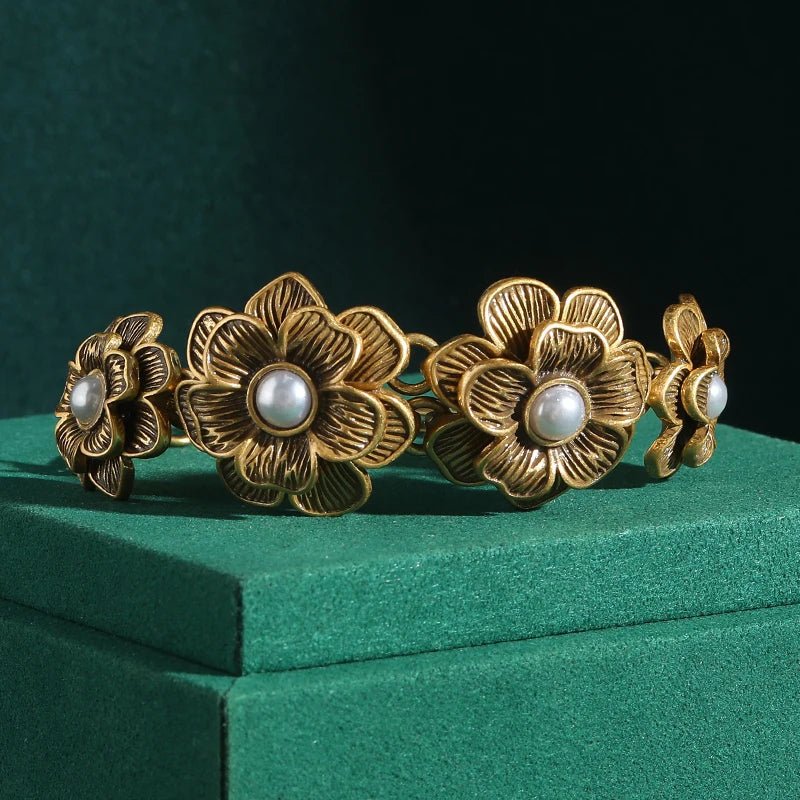 Imperial Flora Statement Bracelet - Voisson