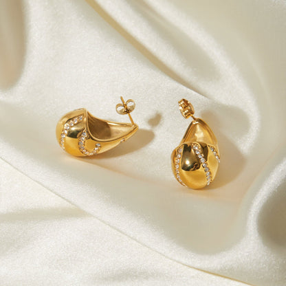 Imperial Lattice Drop Earrings - Voisson