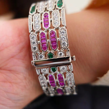 Imperial Ruby Pavilion Bracelet - Voisson