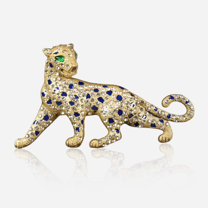 Jeweled Panther Brooch - Voisson