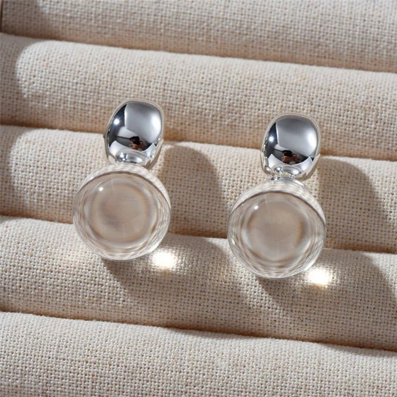 KarismaBall Crystal Stud Earrings - Voisson