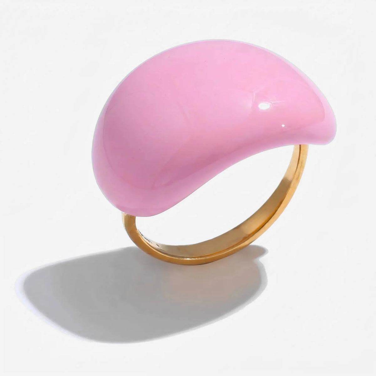 Lava Drop SS Enamel Ring - Voisson