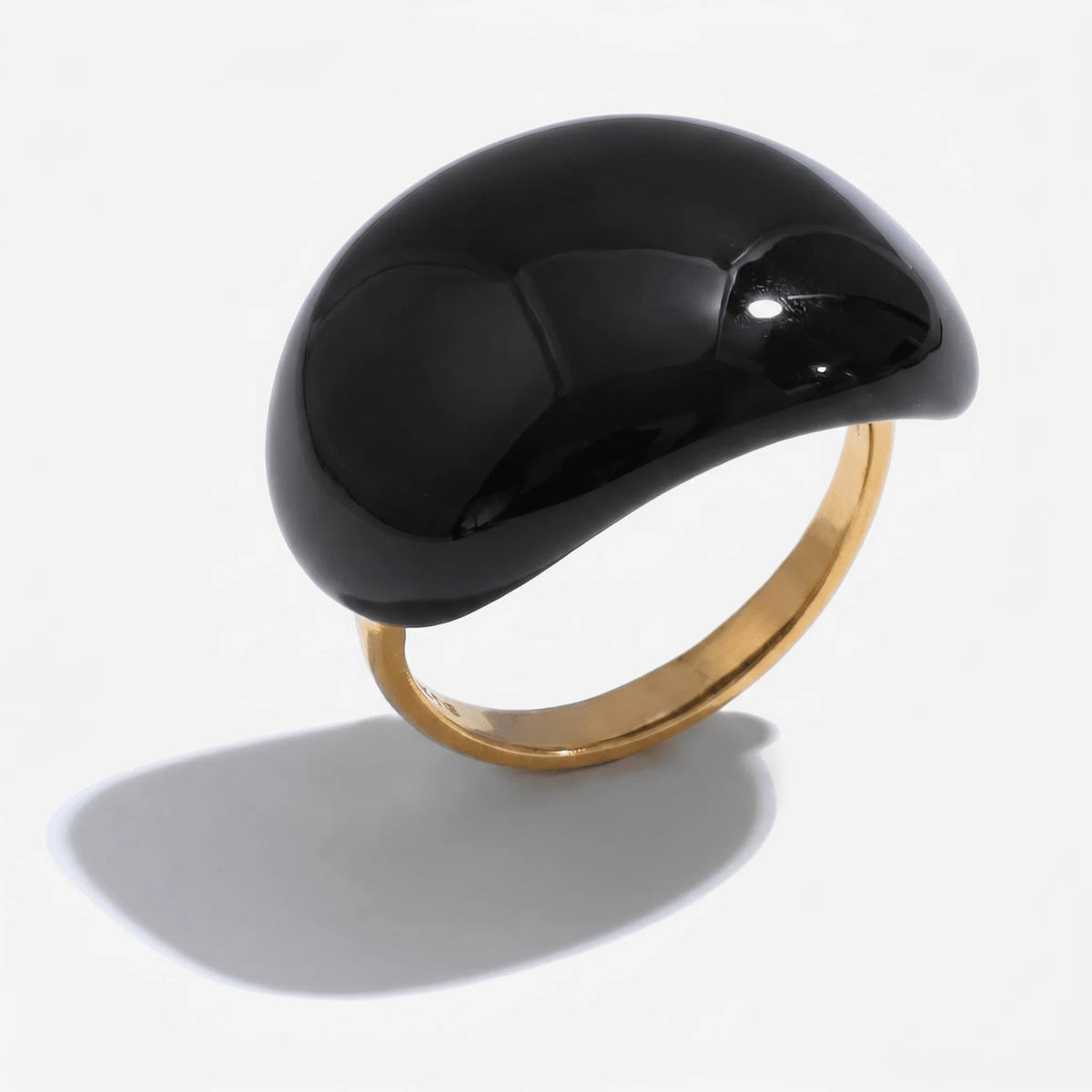Lava Drop SS Enamel Ring - Voisson