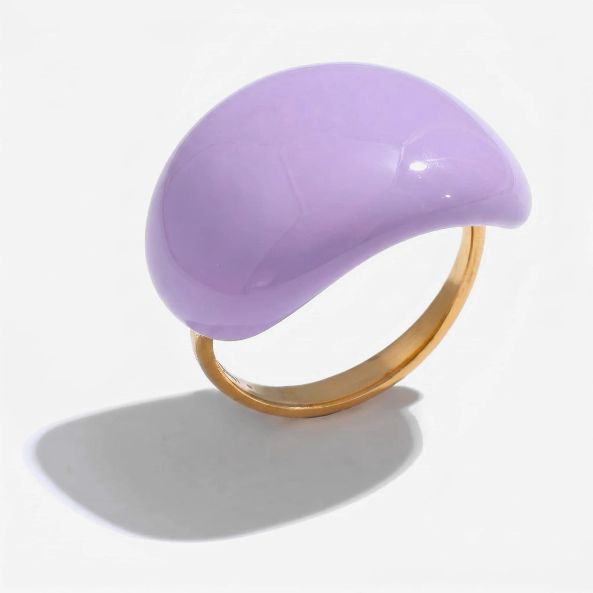 Lava Drop SS Enamel Ring - Voisson