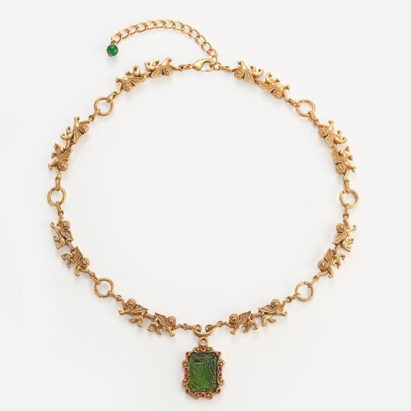 Lion Dynasty Charm Necklace - Voisson