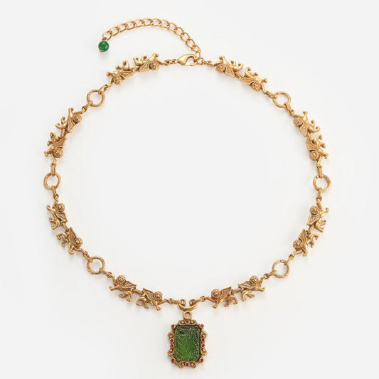 Lion Dynasty Charm Necklace - Voisson