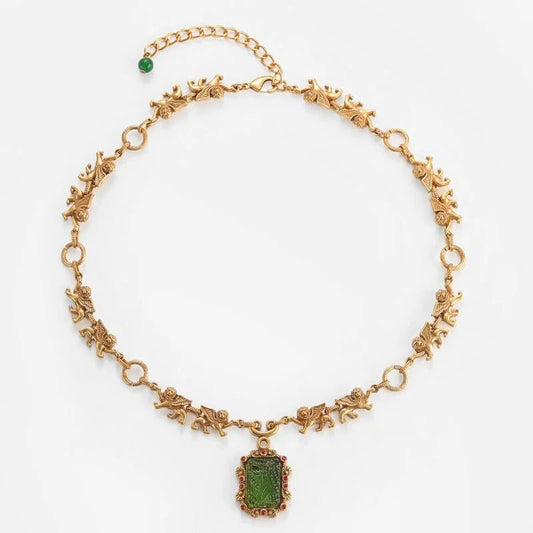 Lion Dynasty Charm Necklace - Voisson