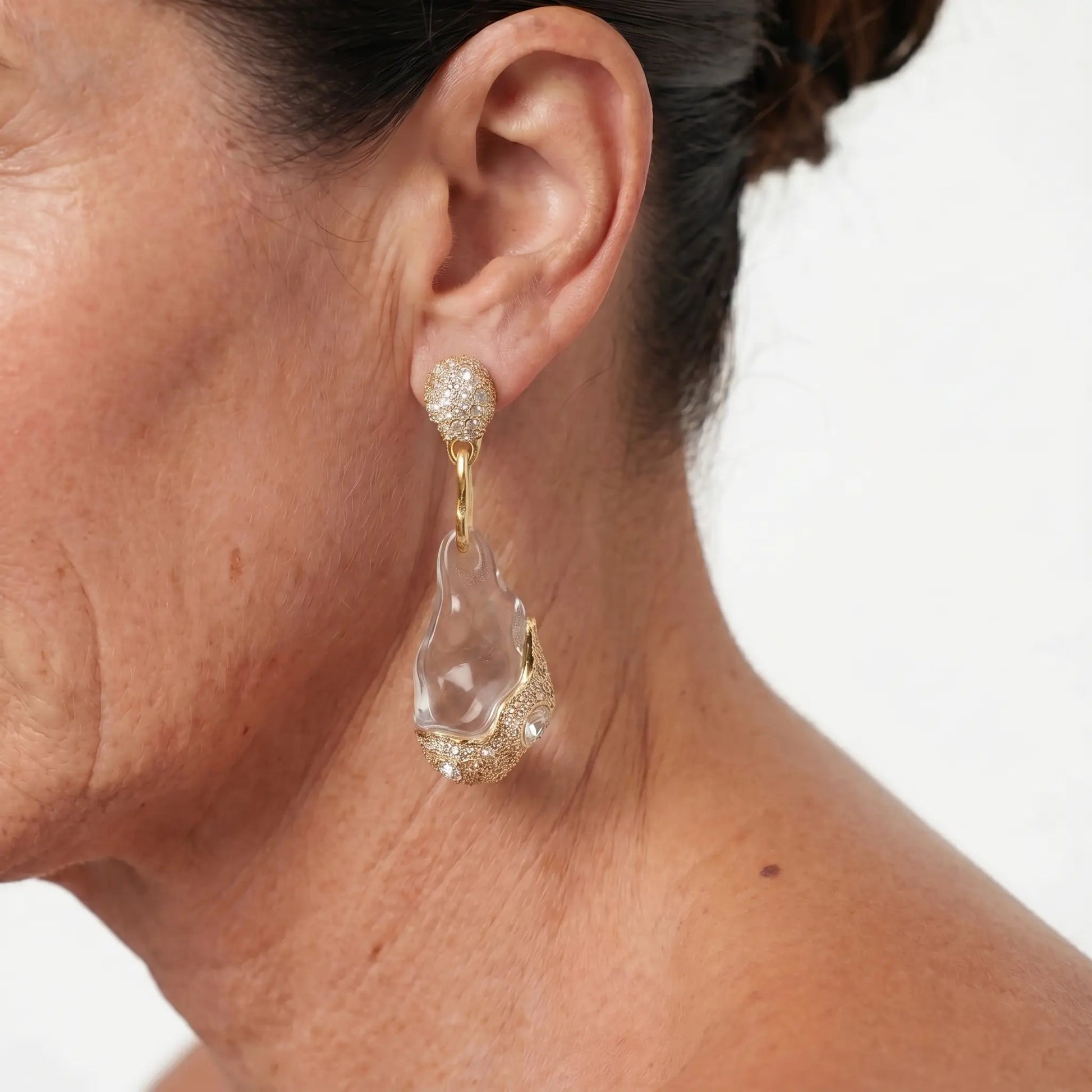 Liquid Luxe Drop Earrings - Voisson