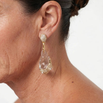 Liquid Luxe Drop Earrings - Voisson