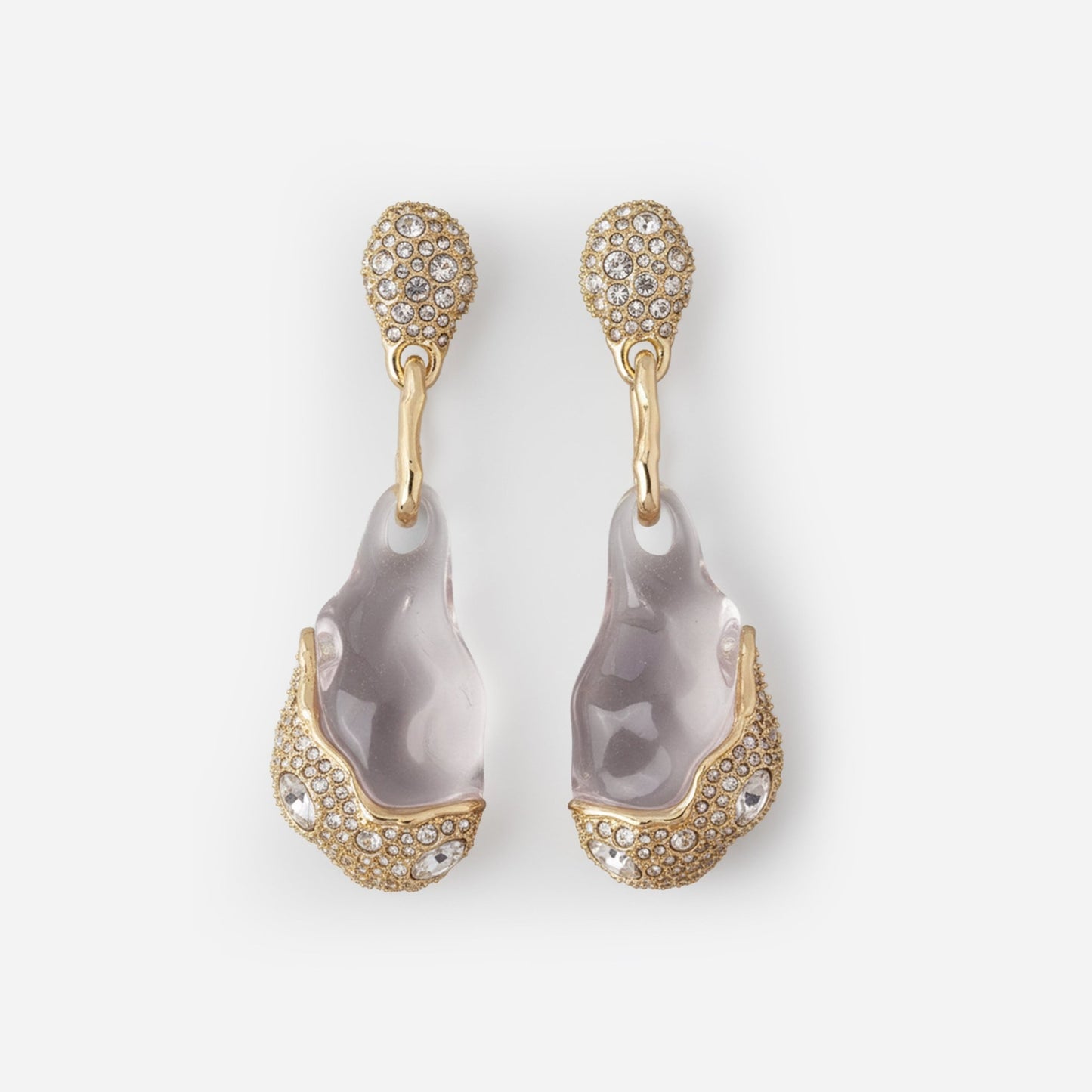 Liquid Luxe Drop Earrings - Voisson