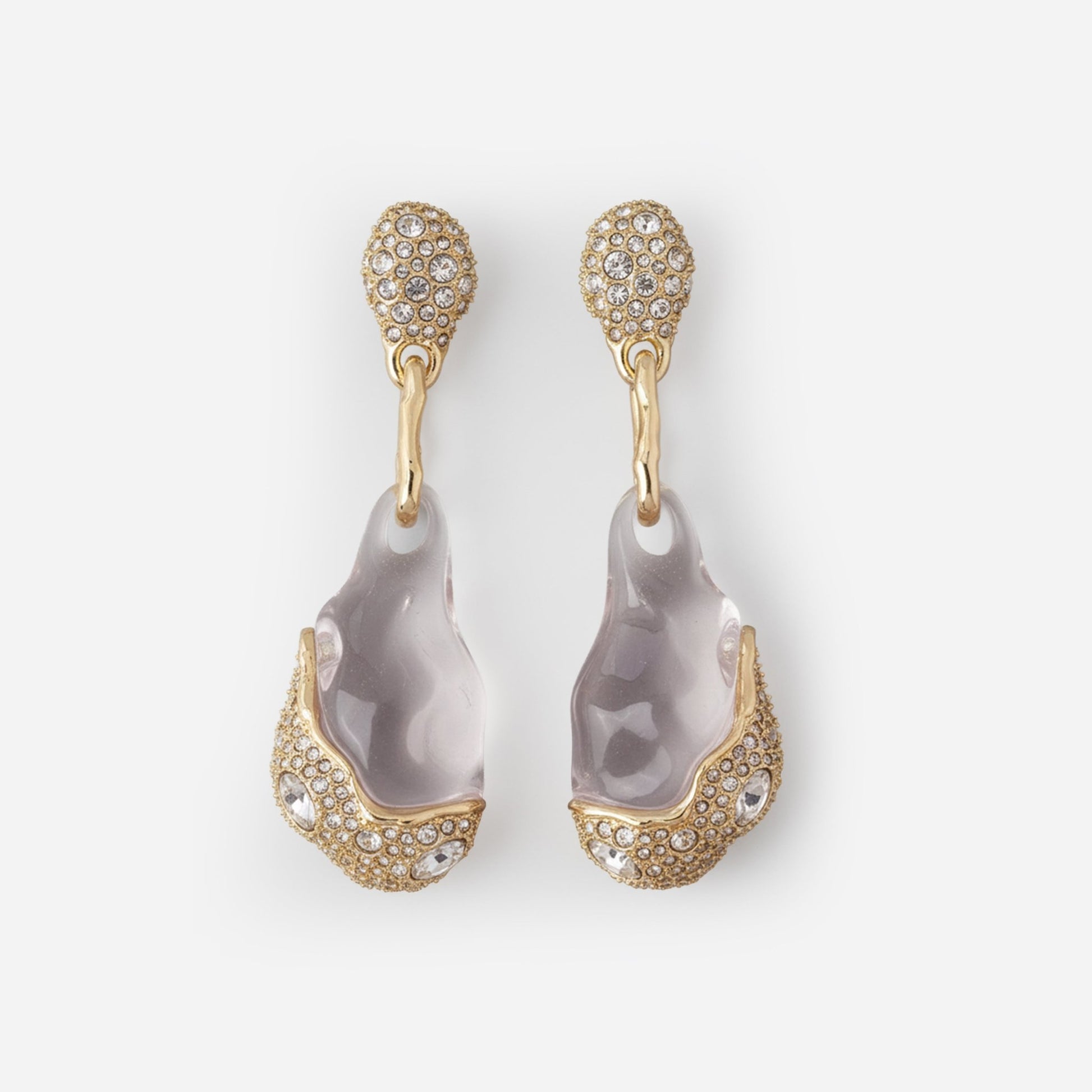 Liquid Luxe Drop Earrings - Voisson