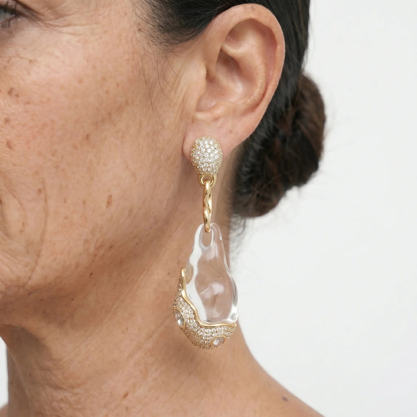 Liquid Luxe Drop Earrings - Voisson