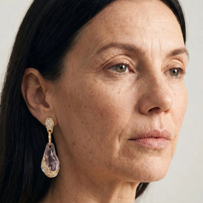 Liquid Luxe Drop Earrings - Voisson
