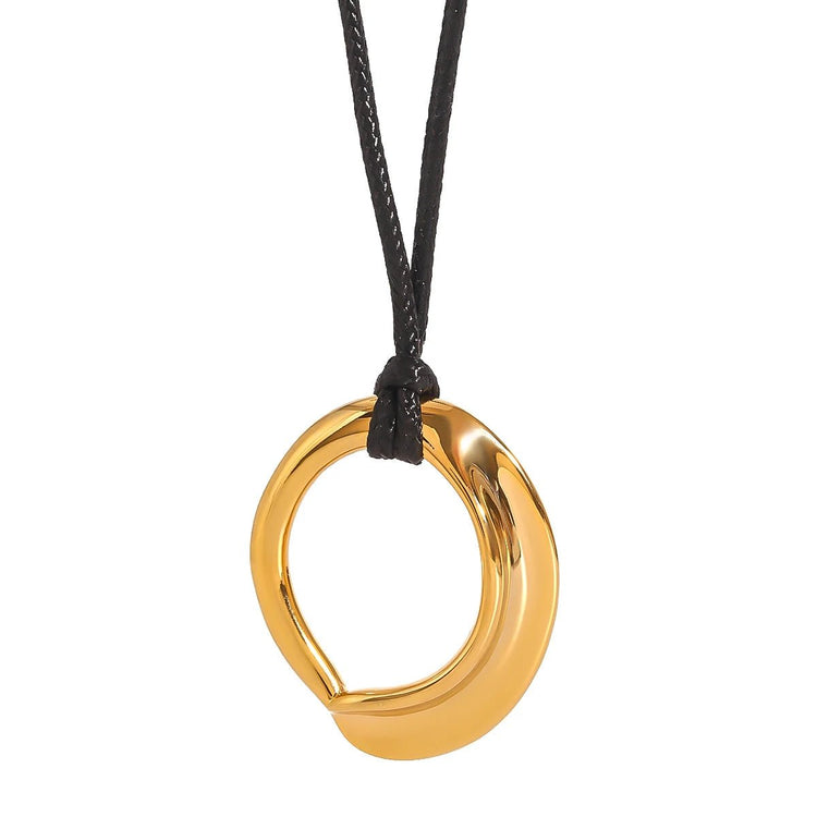 LoveCircle Irregular SS Rope Necklace - Voisson