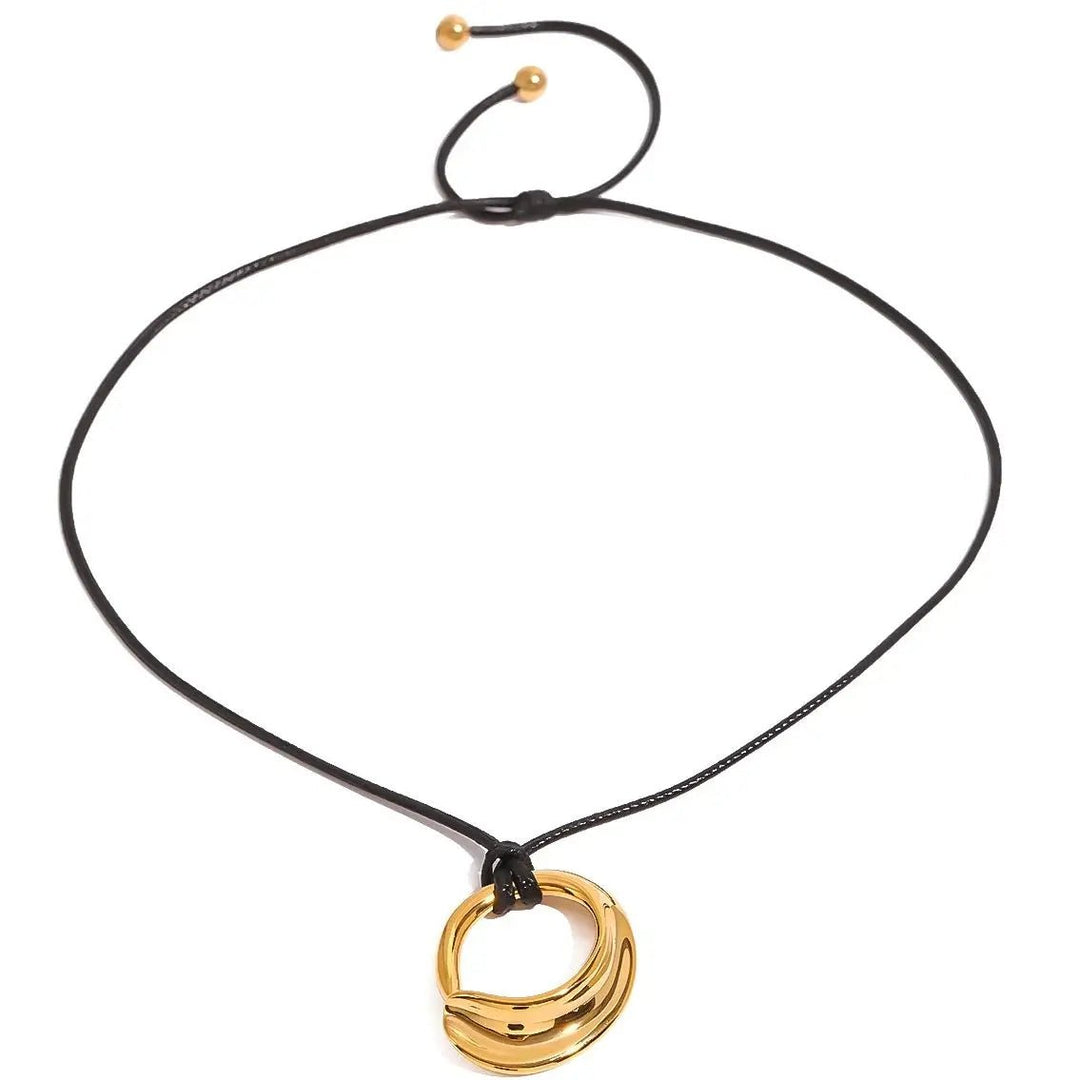 LoveCircle Irregular SS Rope Necklace - Voisson