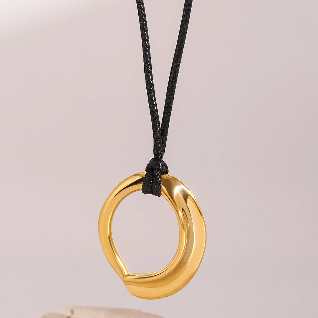 LoveCircle Irregular SS Rope Necklace - Voisson