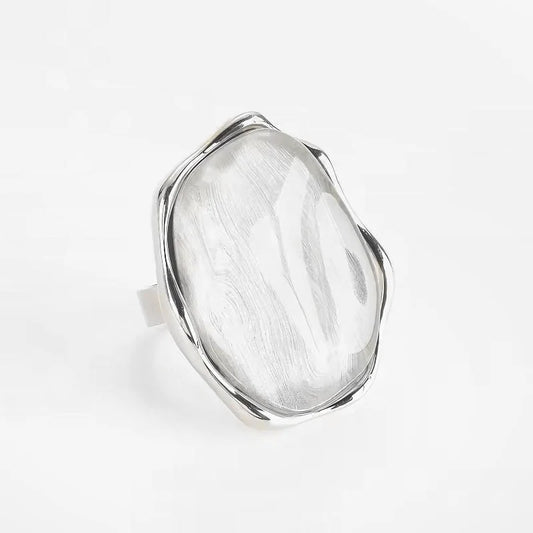LoveEcho Natural Stone Crystal Ring - Voisson