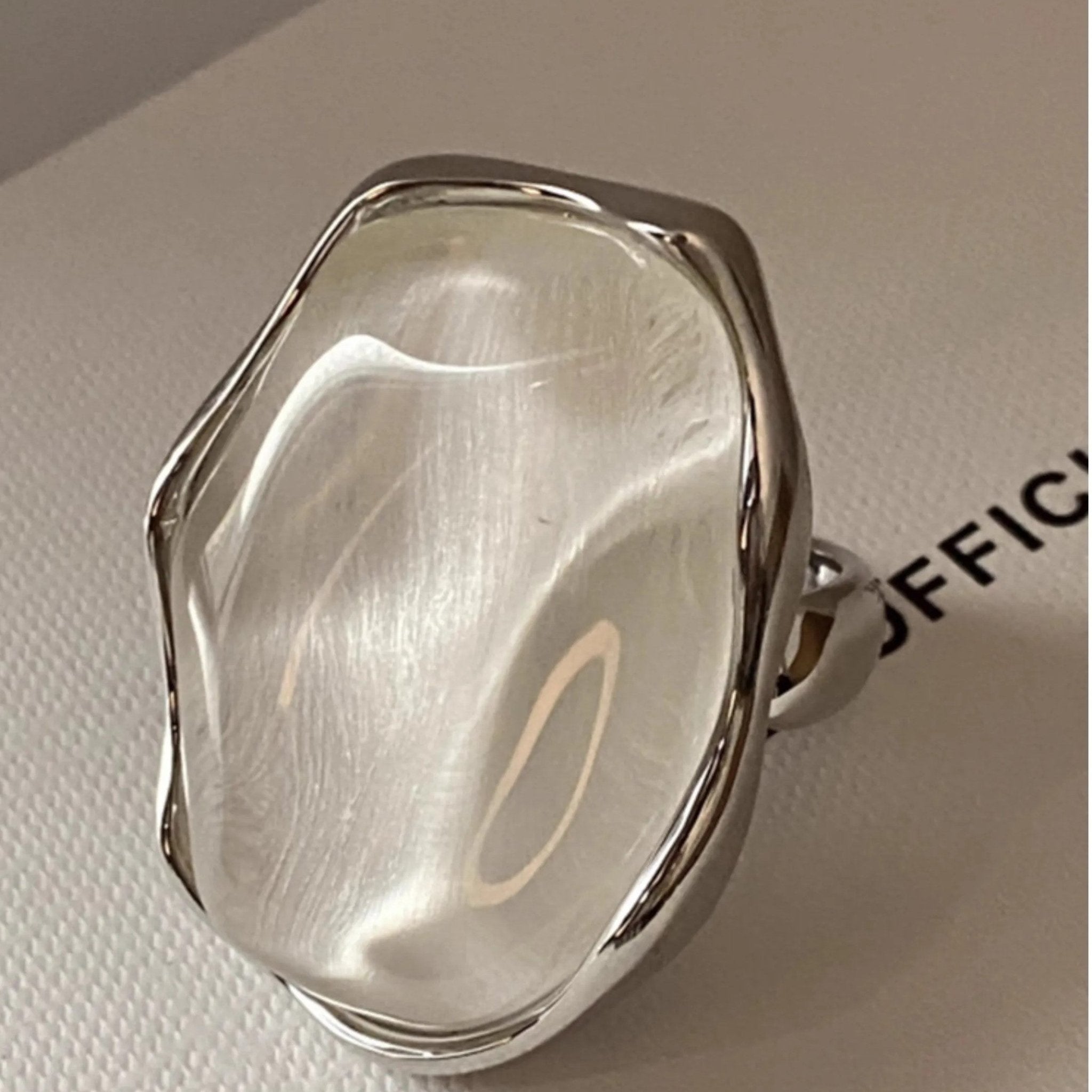 LoveEcho Natural Stone Crystal Ring - Voisson