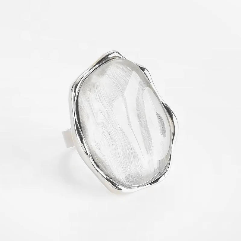 LoveEcho Natural Stone Crystal Ring - Voisson