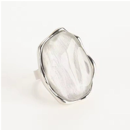 LoveEcho Natural Stone Crystal Ring - Voisson