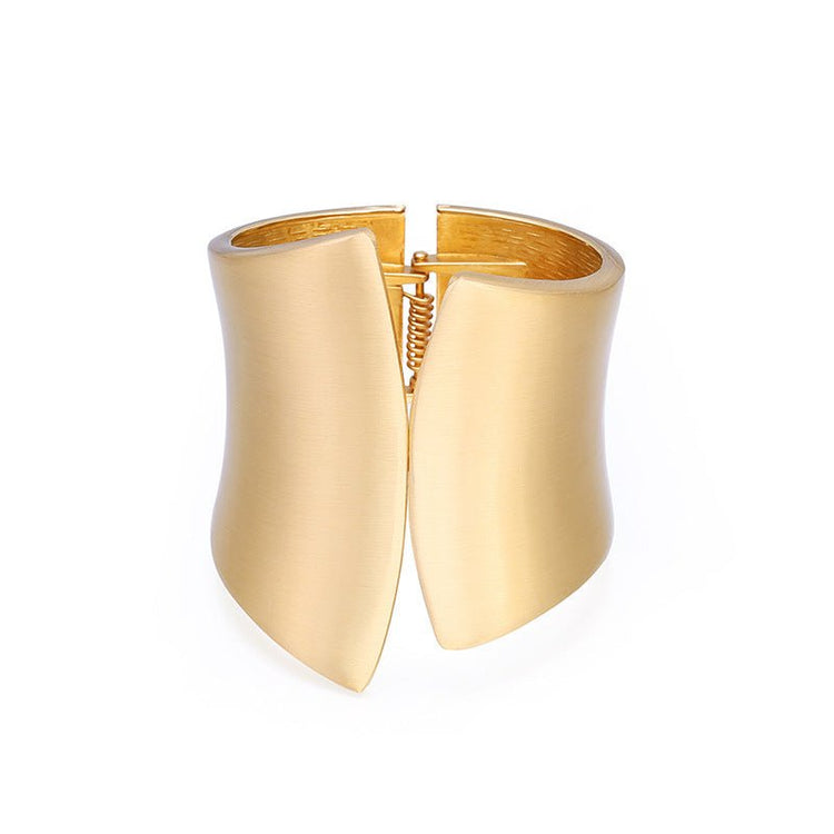 Lucida Asymmetrical Chunky Cuff Bracelet - Voisson