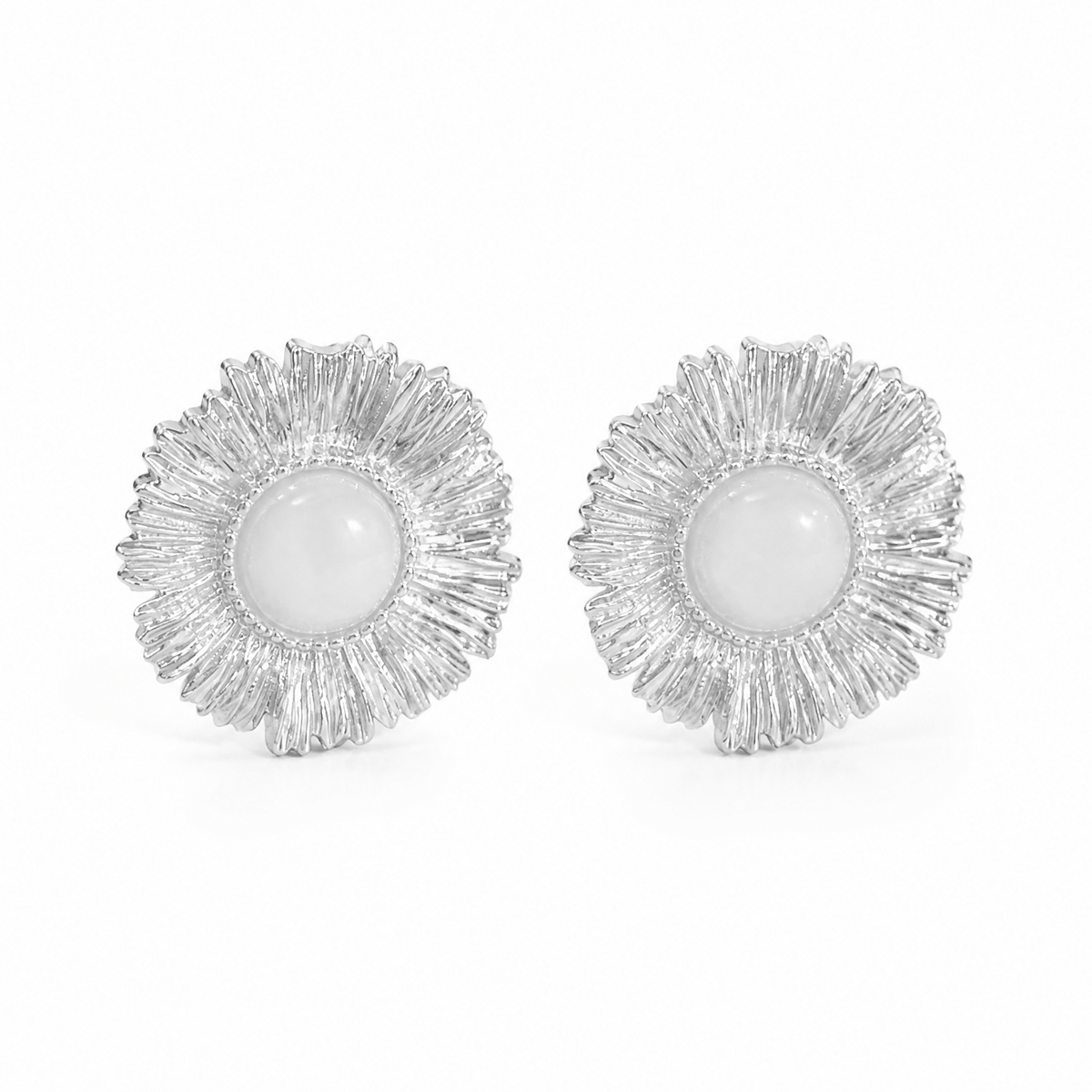 Luminous Halo Stud Earrings - Voisson