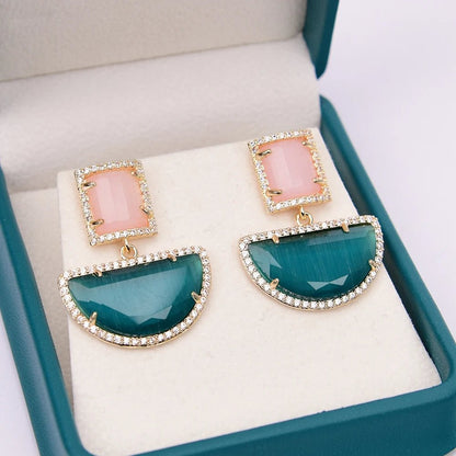 Luna Mirage Drop Earrings - Voisson
