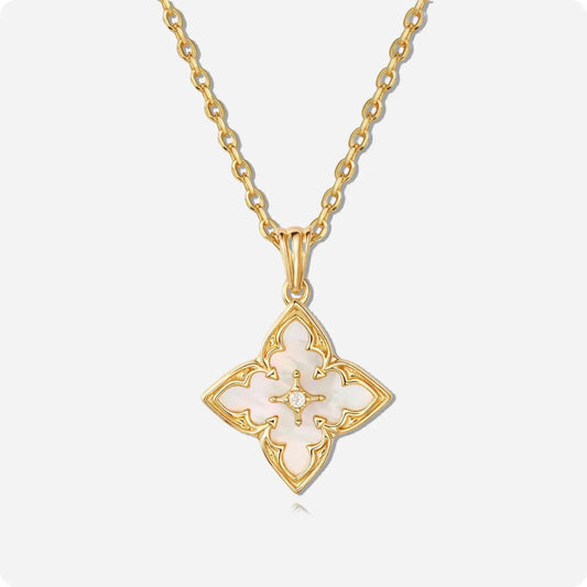 LunaLuck Clover Pendant Necklace - Voisson