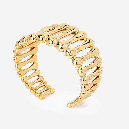 Lustre Wave Cuff - Voisson