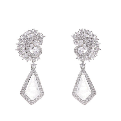 Luxe Facet Drop Earrings - Voisson