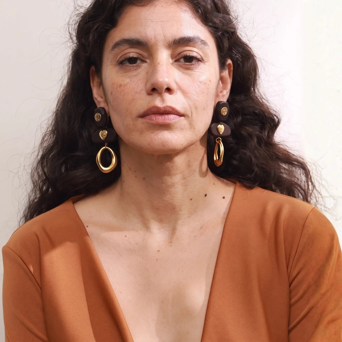 Luxe Timber Earrings - Voisson