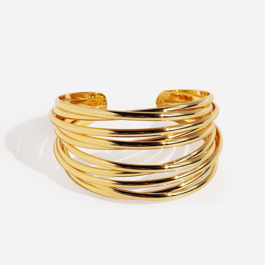 LuxeLayers Open Bracelet - Voisson