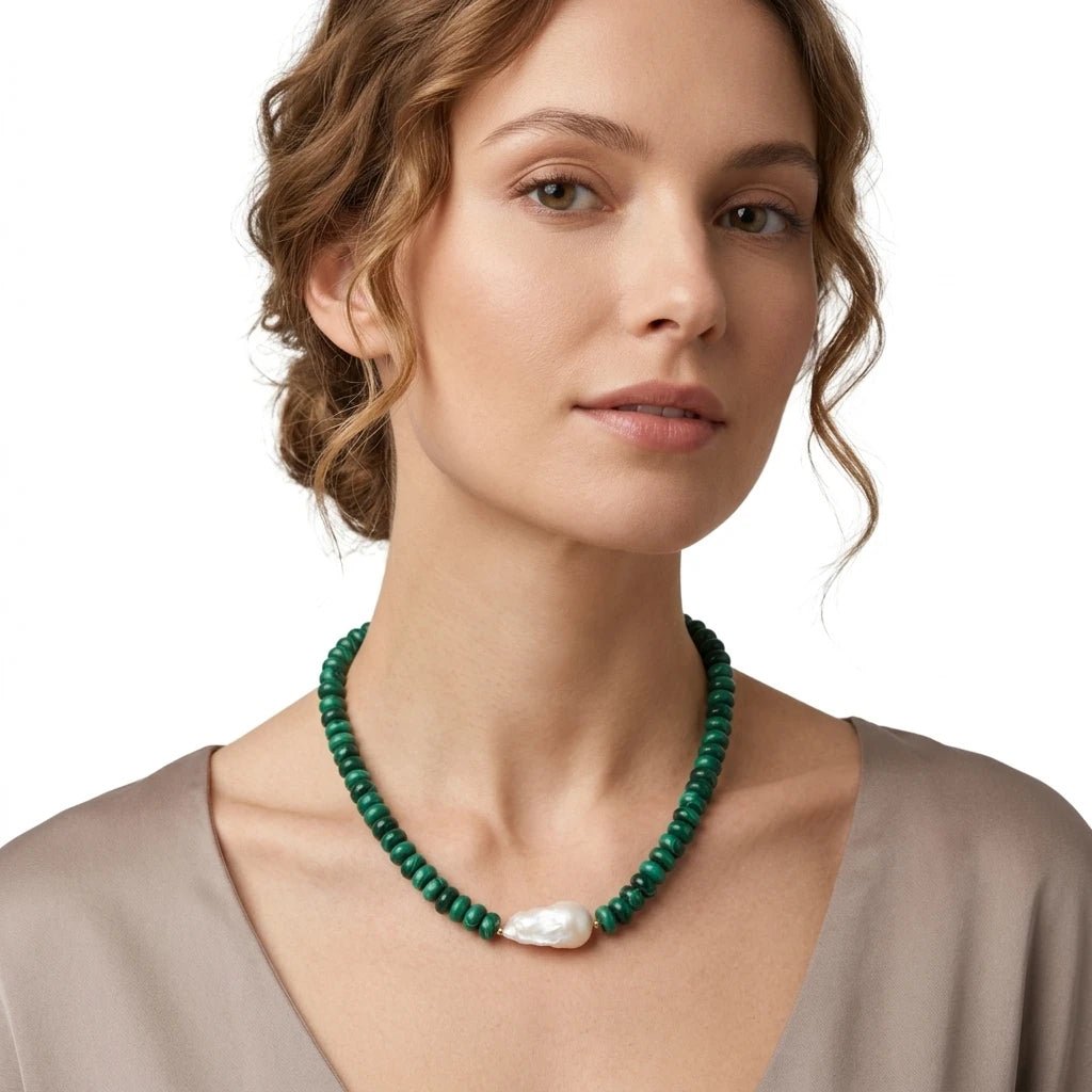 Malachite Grace Necklace - Voisson