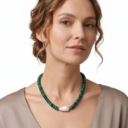 Malachite Grace Necklace - Voisson