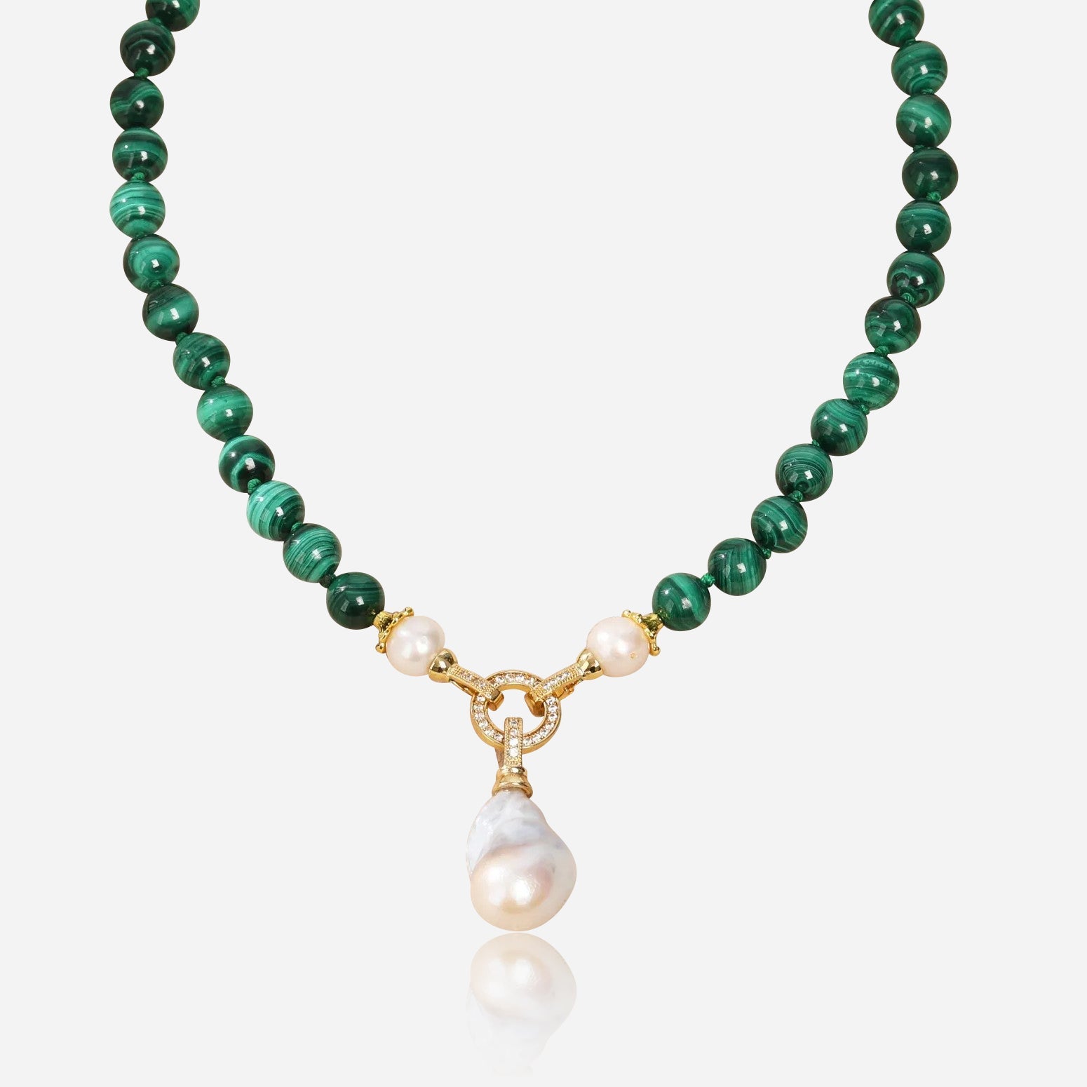 Malachite Muse Necklace - Voisson