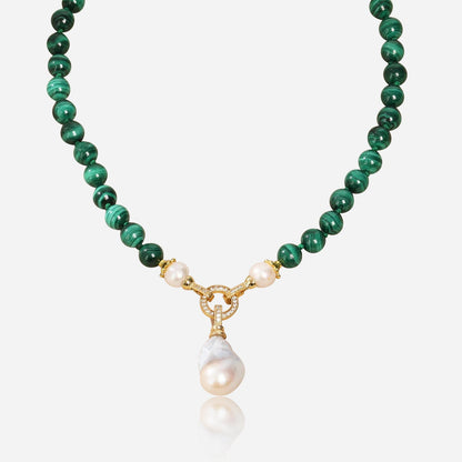 Malachite Muse Necklace - Voisson