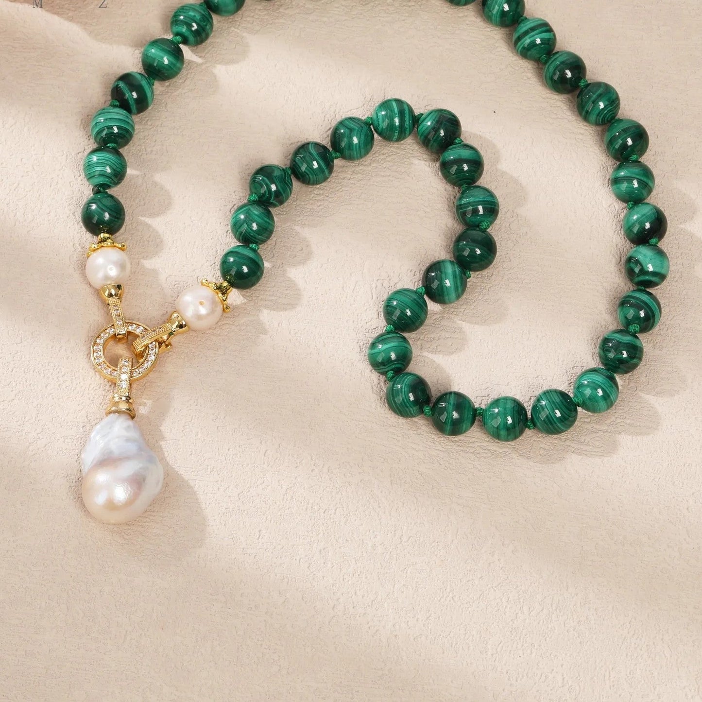 Malachite Muse Necklace - Voisson